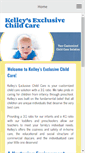 Mobile Screenshot of kelleysexclusivechildcare.com